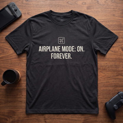 Airplane Mode T-Shirt - Black