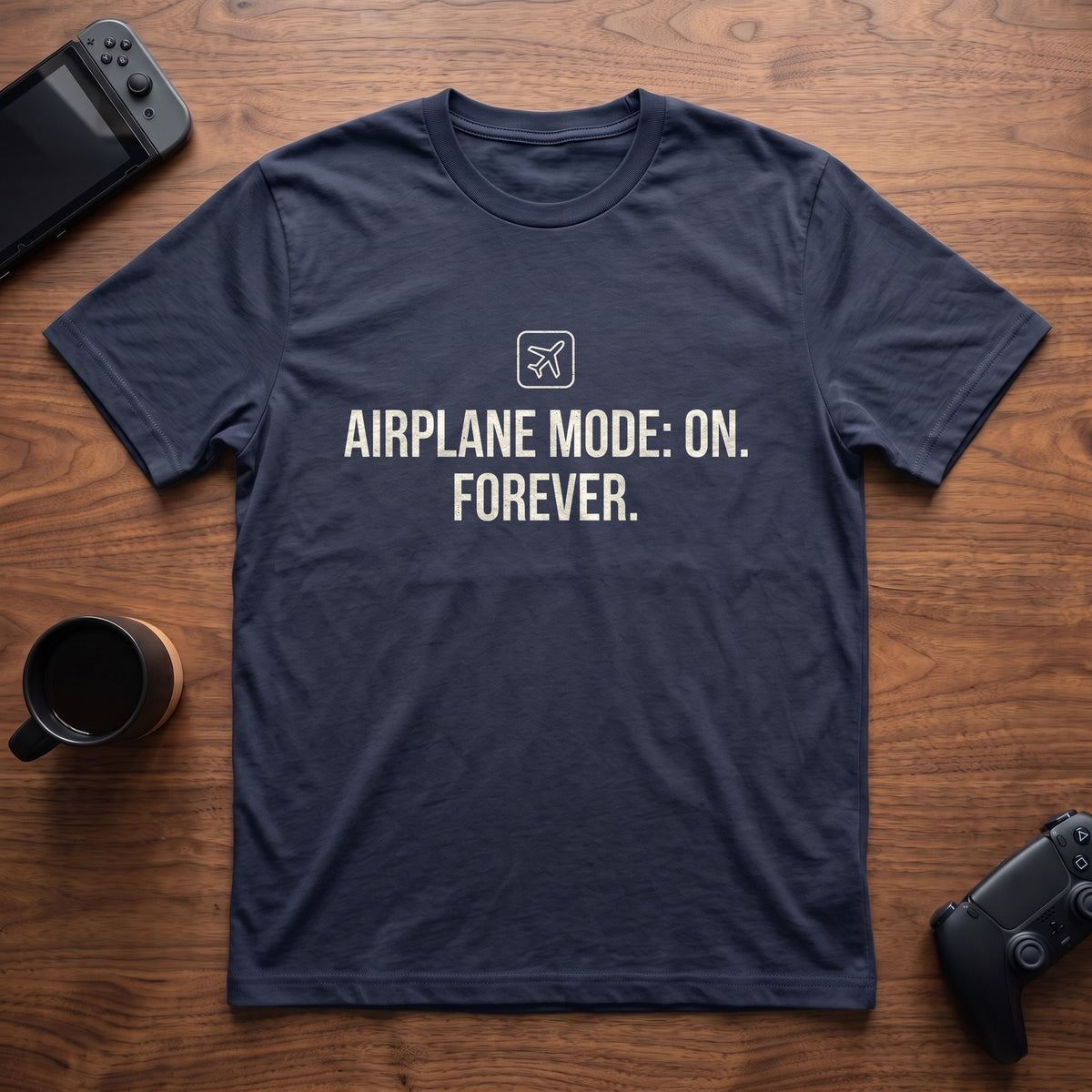Airplane Mode T-Shirt - Navy
