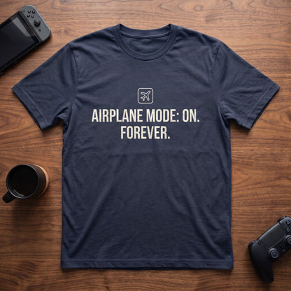 Airplane Mode T-Shirt - Navy