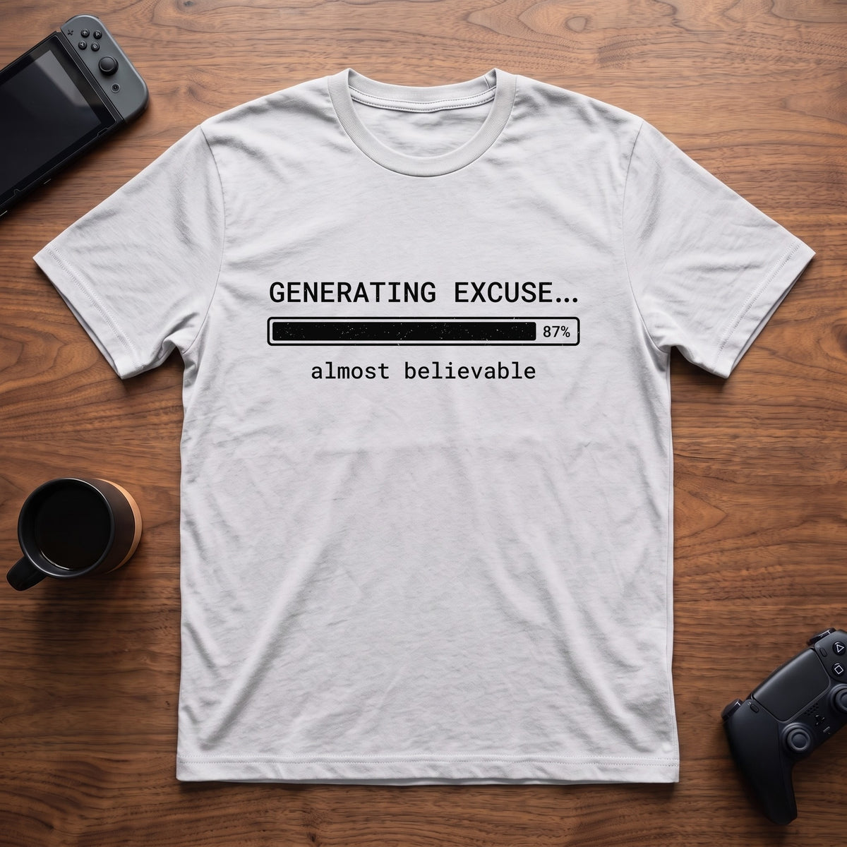 Almost Believable Excuse T-Shirt - White
