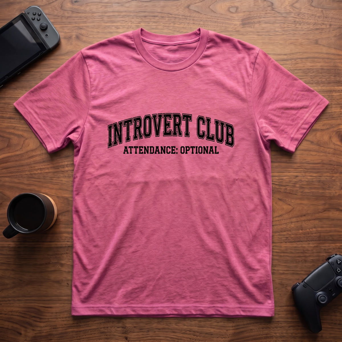 Attendance Optional T-Shirt - Heather Berry
