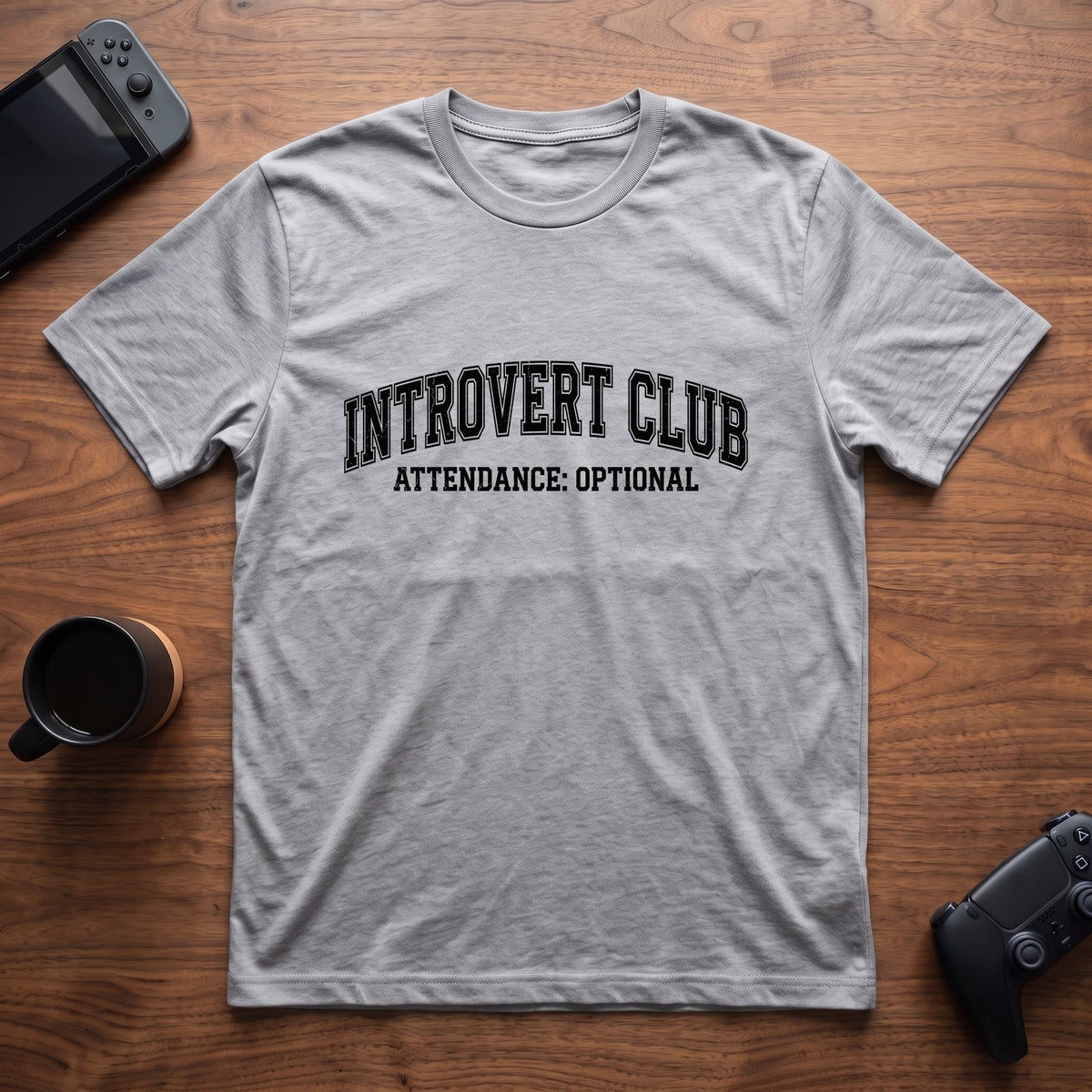 Attendance Optional T-Shirt - Sport Grey