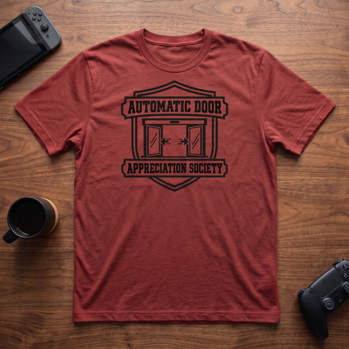 Automatic Doors T-Shirt - Red