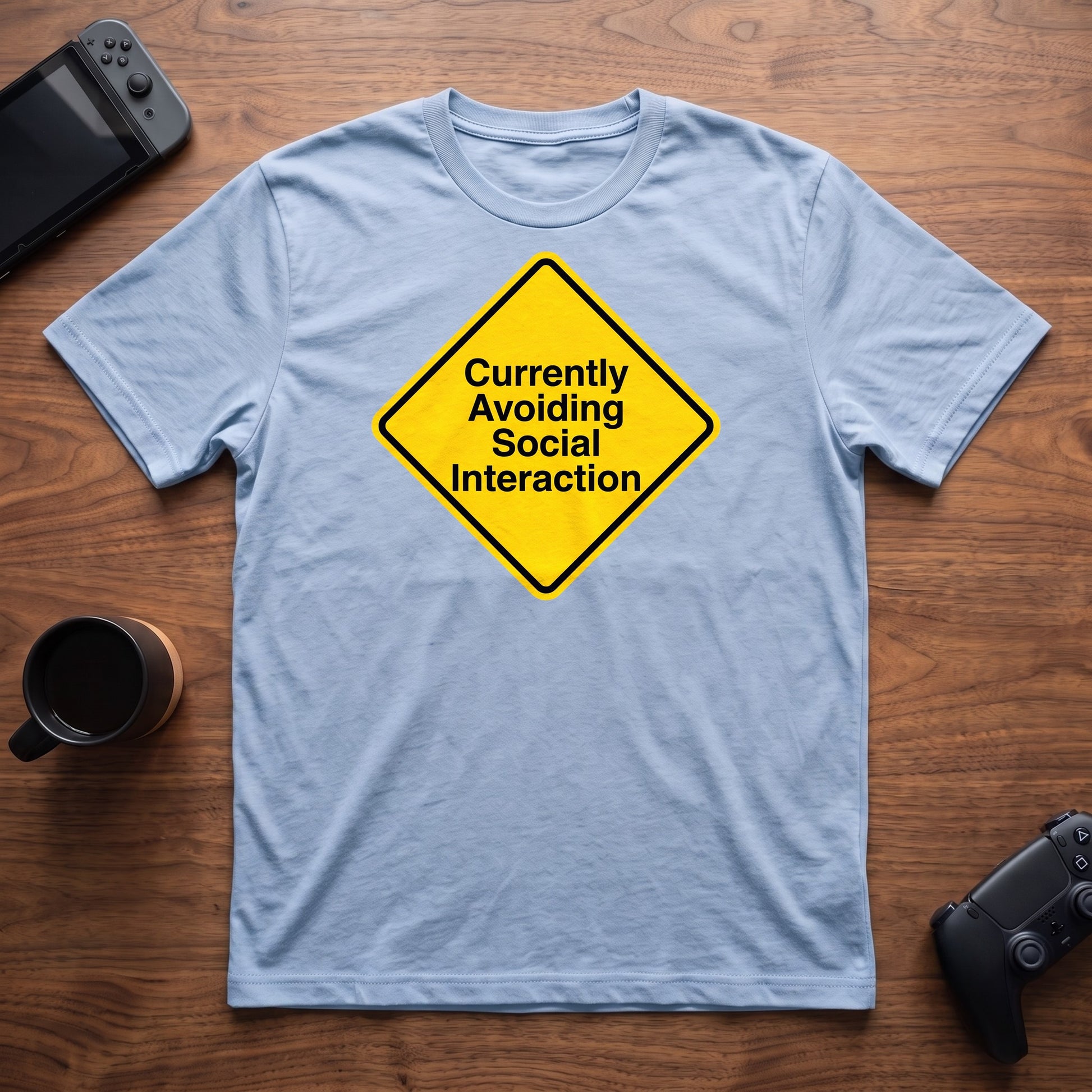 Avoiding Interaction - Light Blue