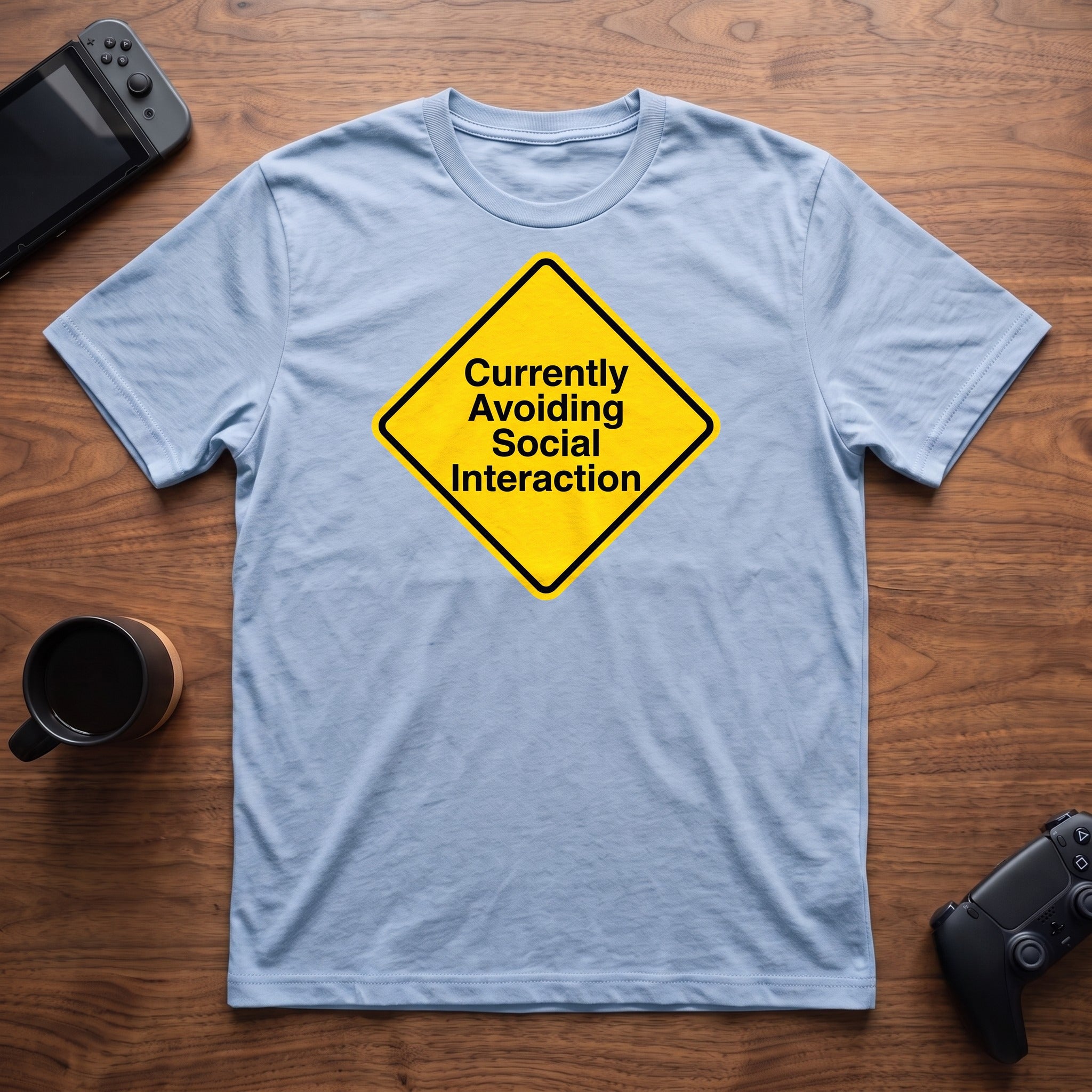 Avoiding Interaction - Light Blue
