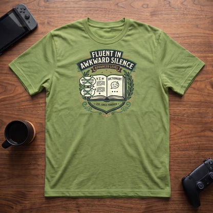 awkward-silence-t-shirt - Lime