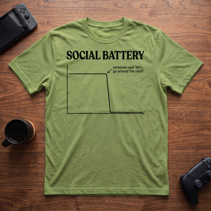 Battery Cliff T-Shirt - Lime