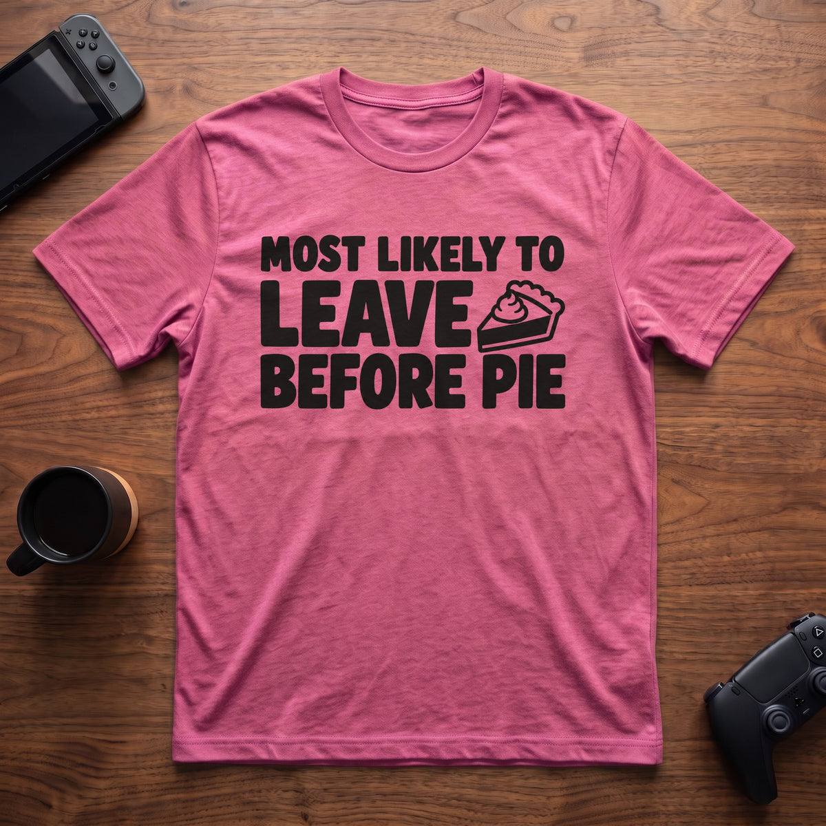Before Pie T-Shirt - Heather Berry
