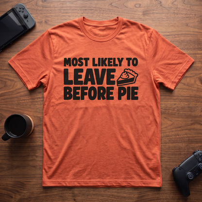 Before Pie T-Shirt - Heather Orange
