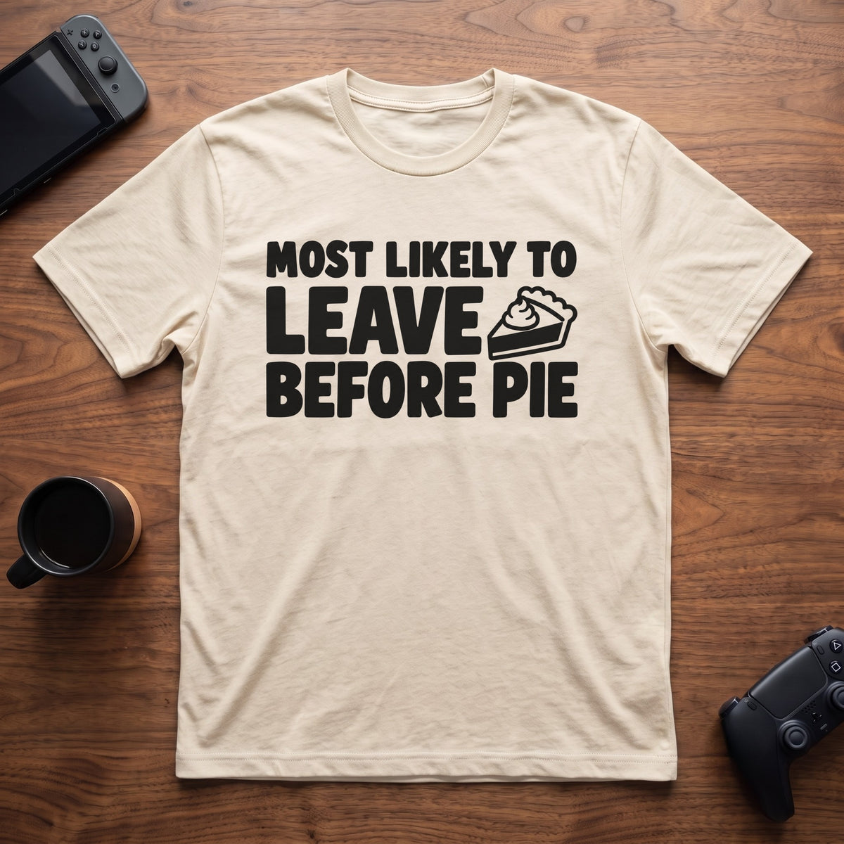 Before Pie T-Shirt - Natural