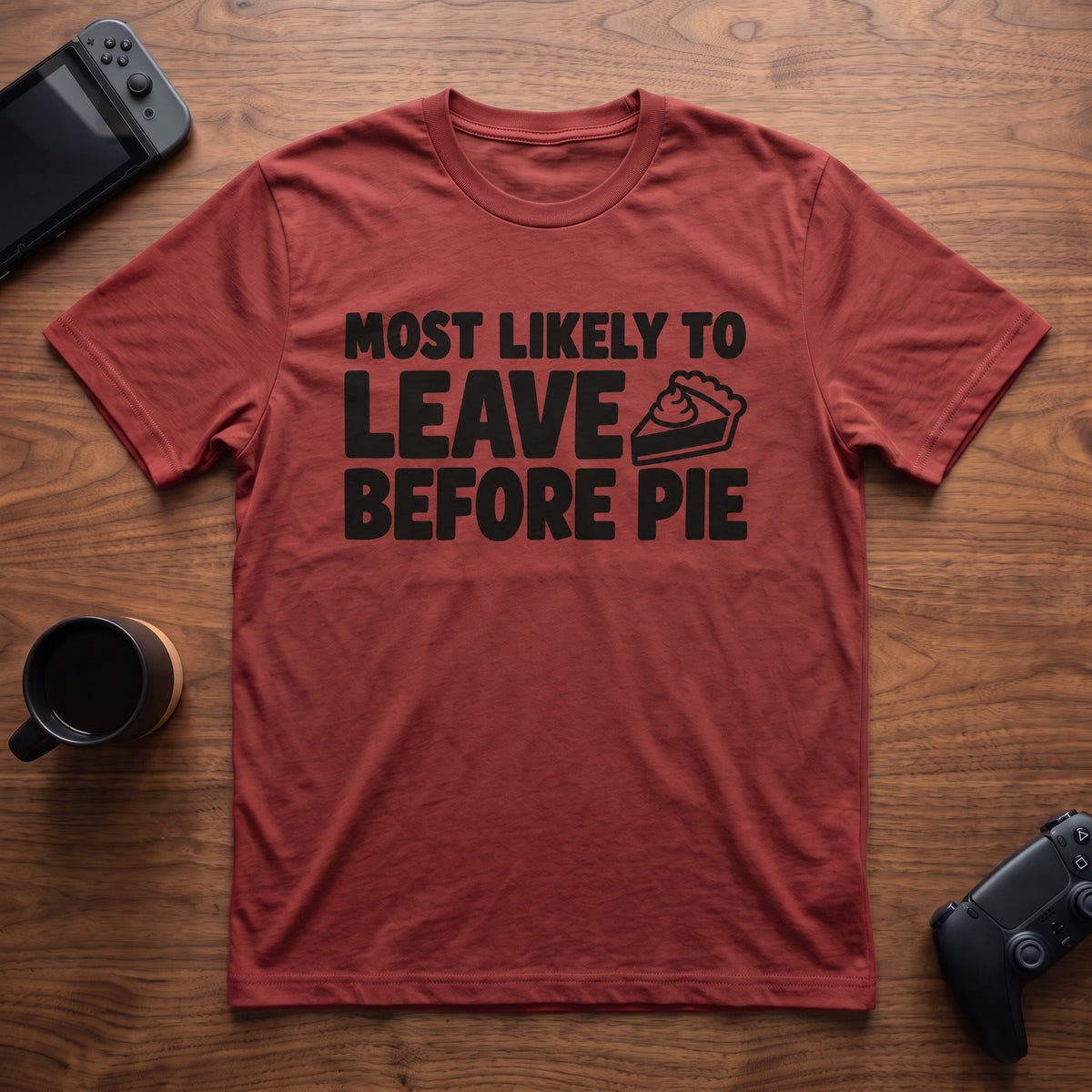 Before Pie T-Shirt - Red