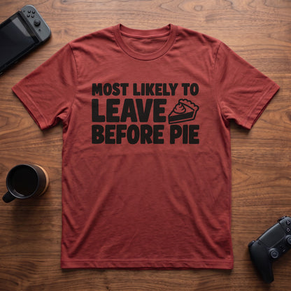 Before Pie T-Shirt - Red