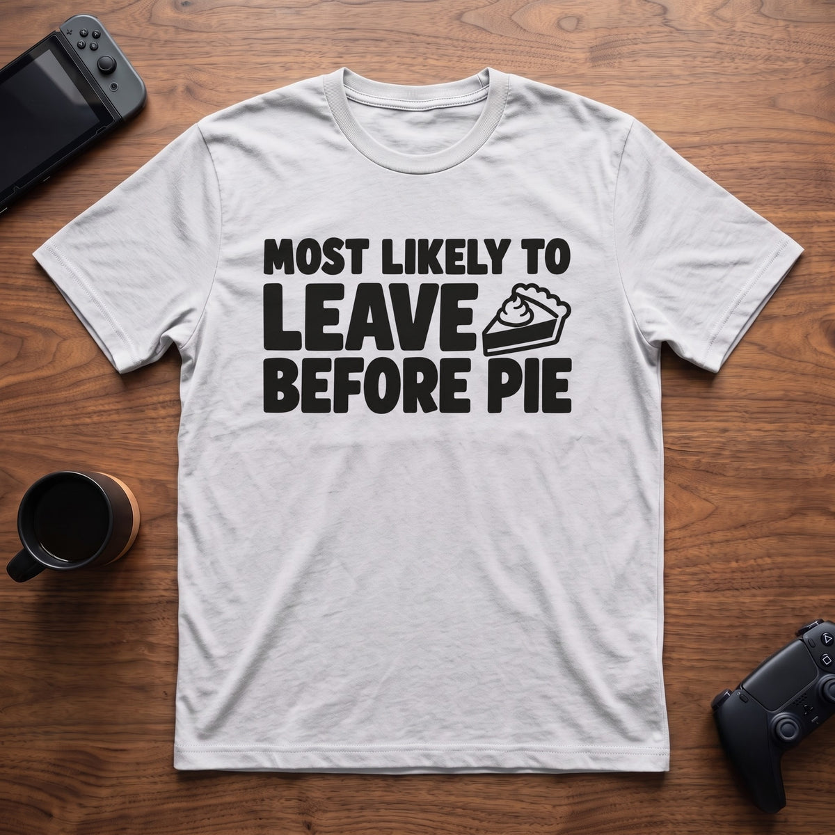 Before Pie T-Shirt - White