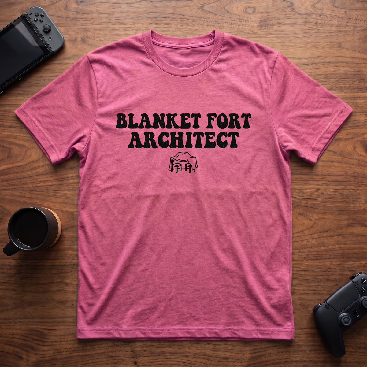 Blanket Fort T-Shirt - Heather Berry