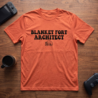 Blanket Fort T-Shirt - Heather Orange