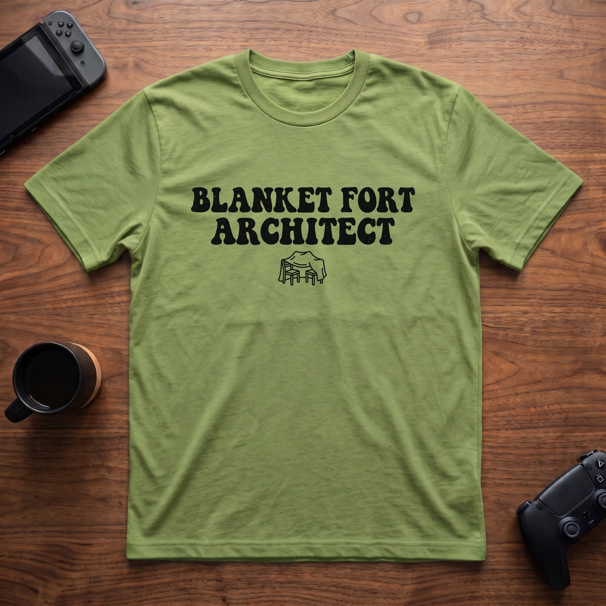Blanket Fort T-Shirt - Lime