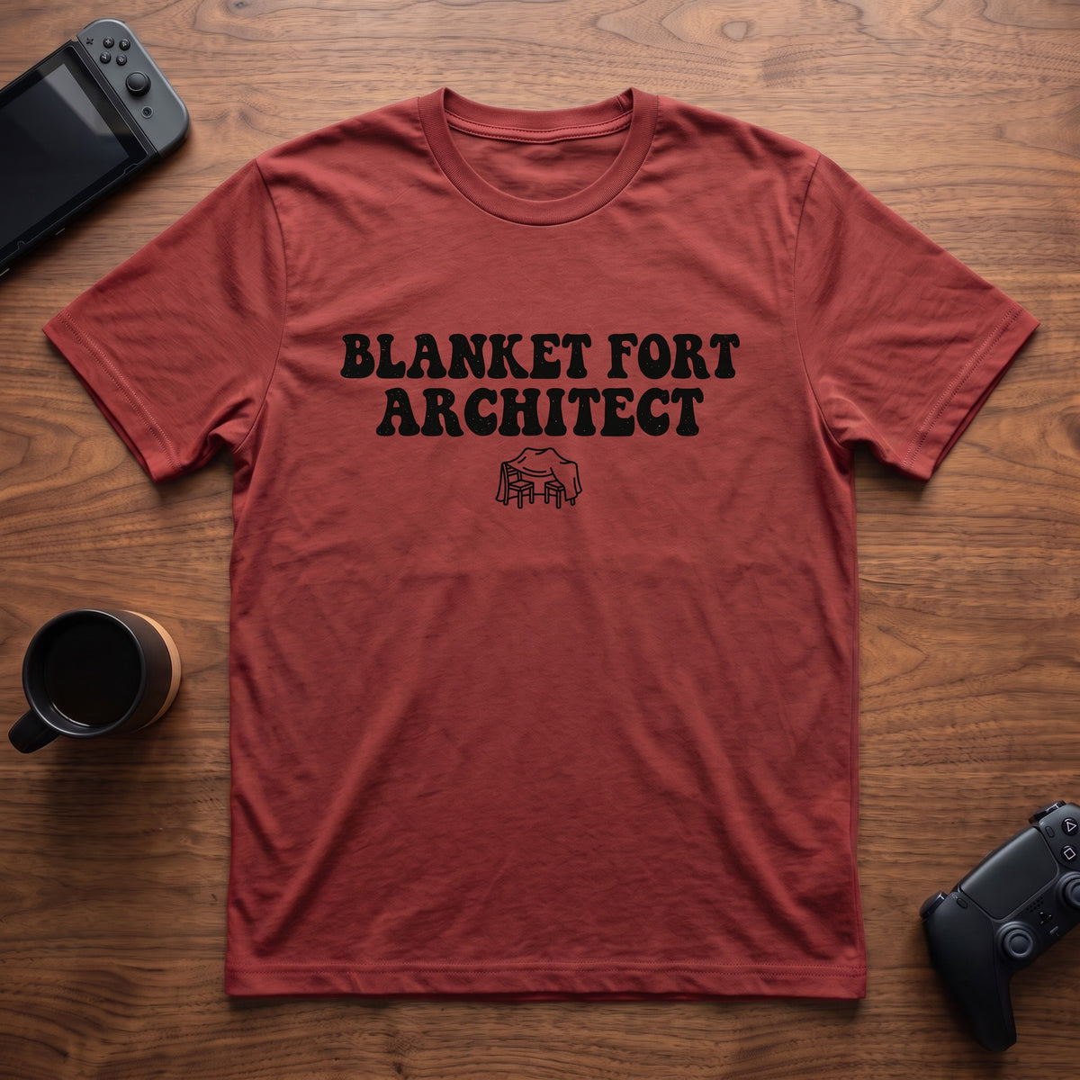 Blanket Fort T-Shirt - Red