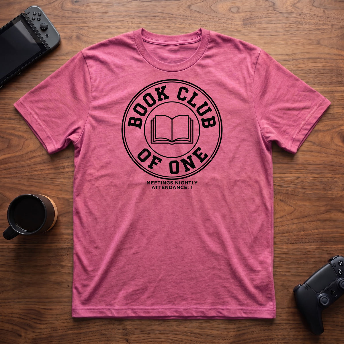 Book Club Of One T-Shirt - Heather Berry