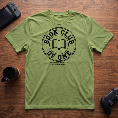 Book Club Of One T-Shirt - Lime