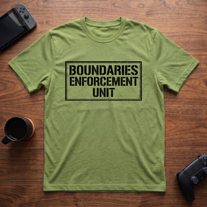 Boundaries Enforcement Unit T-Shirt - Lime
