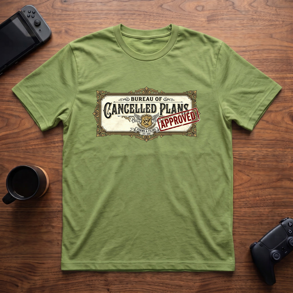 Bureau of Cancelled Plans T-Shirt - Lime