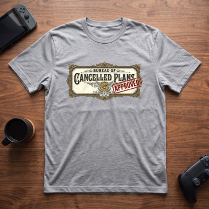Bureau of Cancelled Plans T-Shirt - Sport Grey