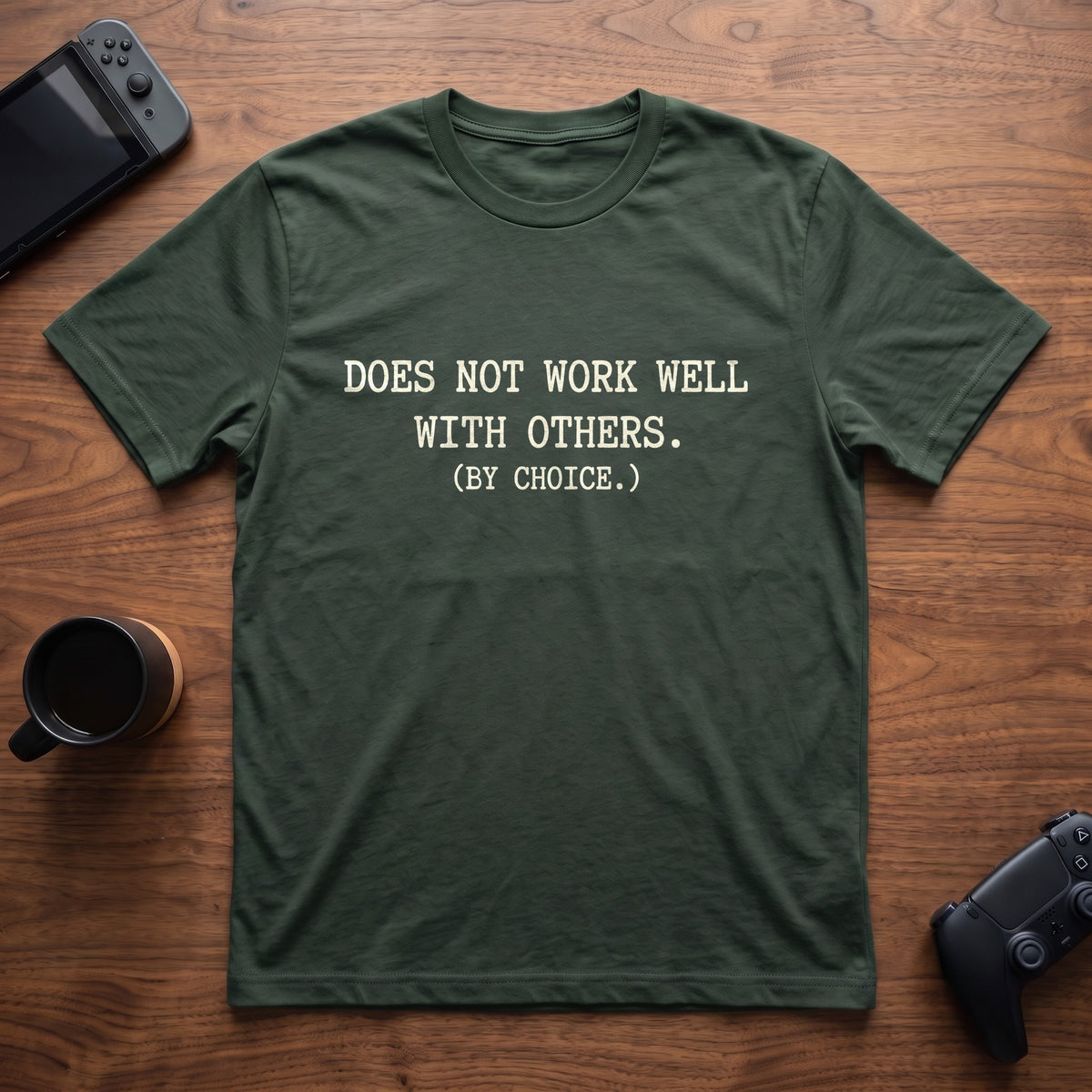 By Choice T-Shirt - Forest Green
