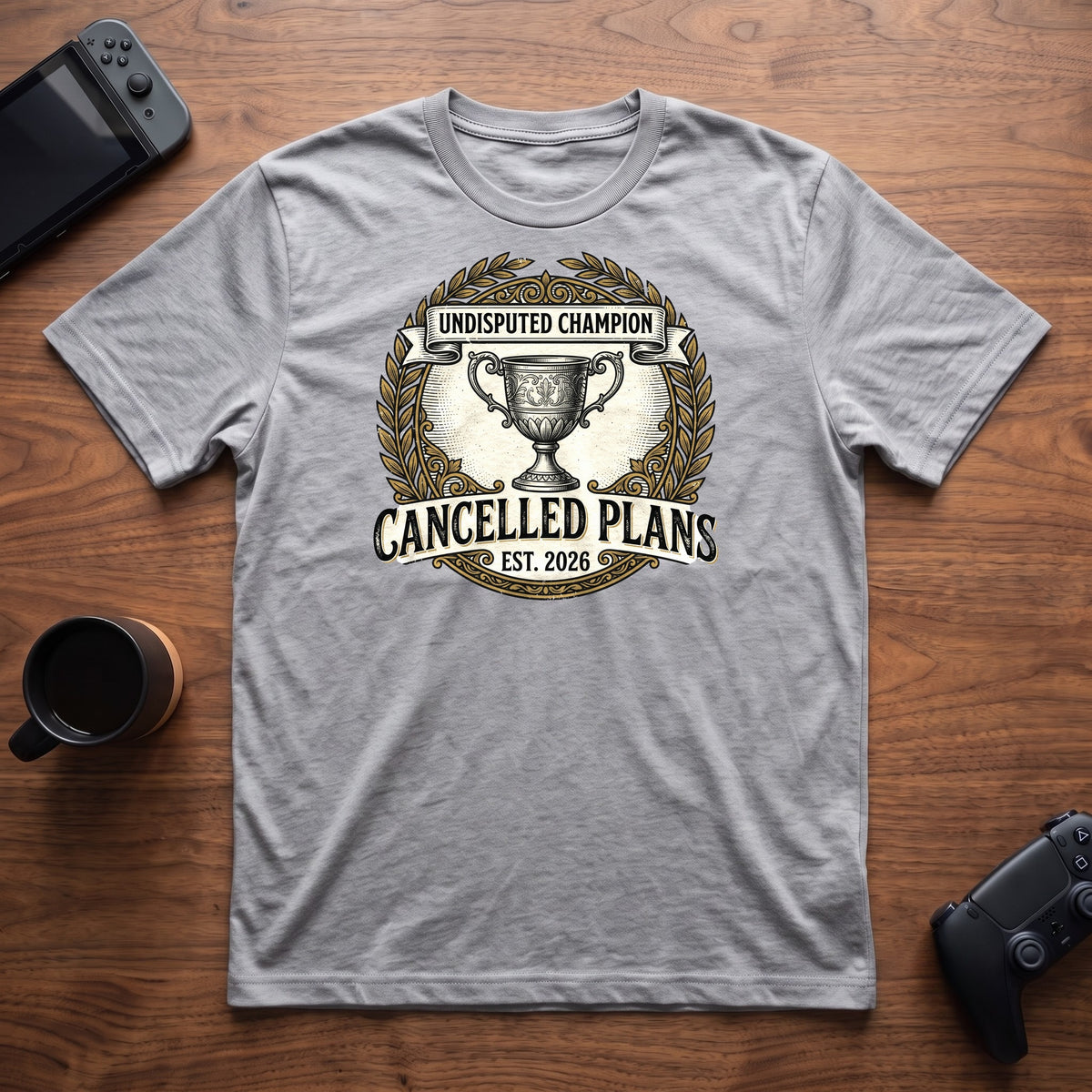 Cancelled Plans Champion T-Shirt - Sport Grey