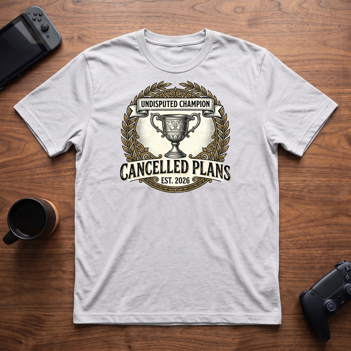 Cancelled Plans Champion T-Shirt - White