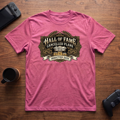 Plans Hall of Fame T-Shirt - Heather Berry