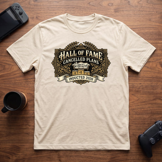 Plans Hall of Fame T-Shirt - Natural