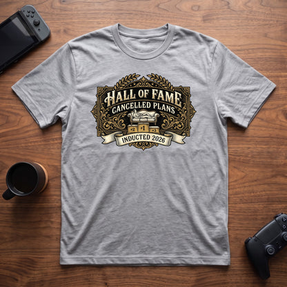 Plans Hall of Fame T-Shirt - Sport Grey