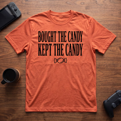 Candy For Me T-Shirt - Heather Orange