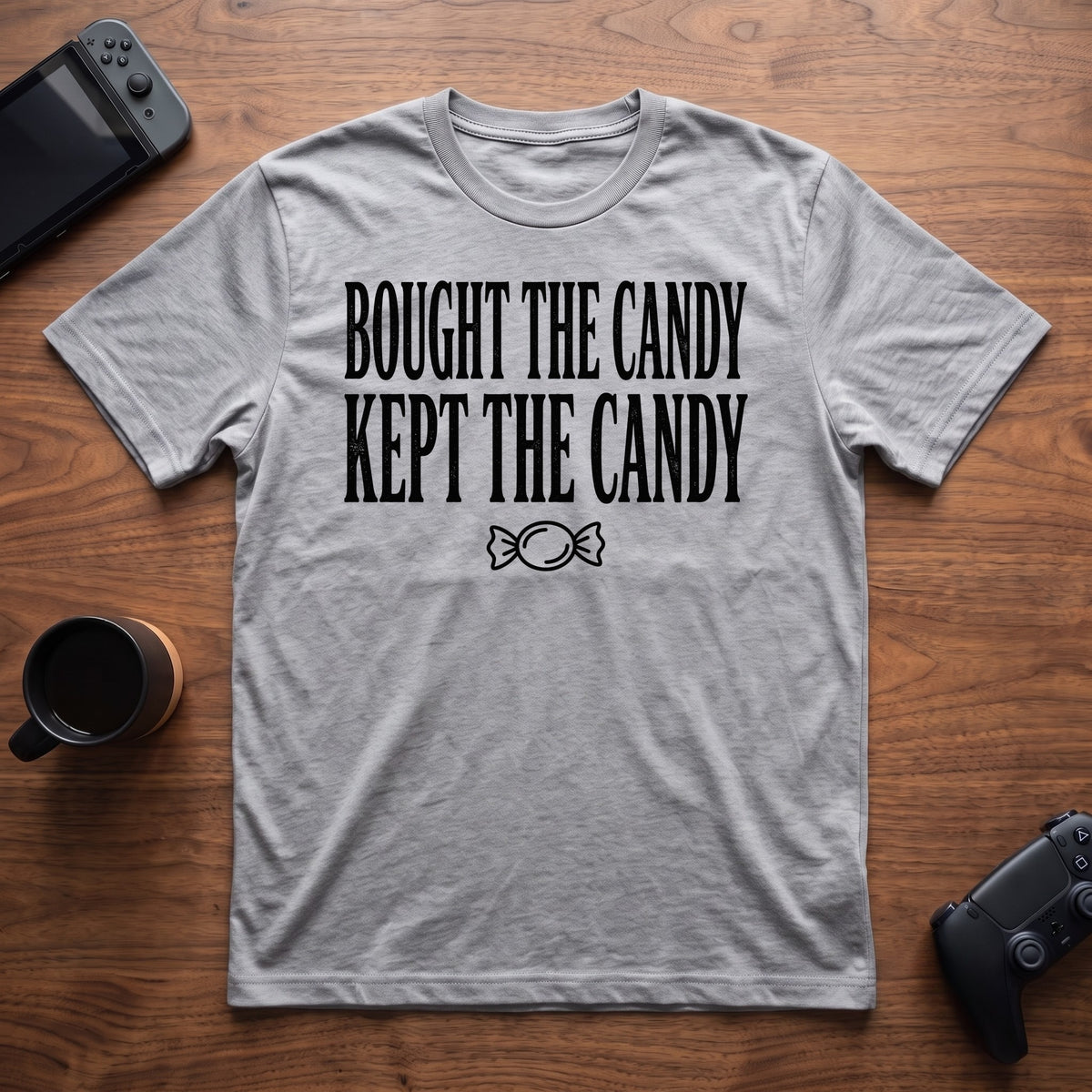 Candy For Me T-Shirt - Sport Grey