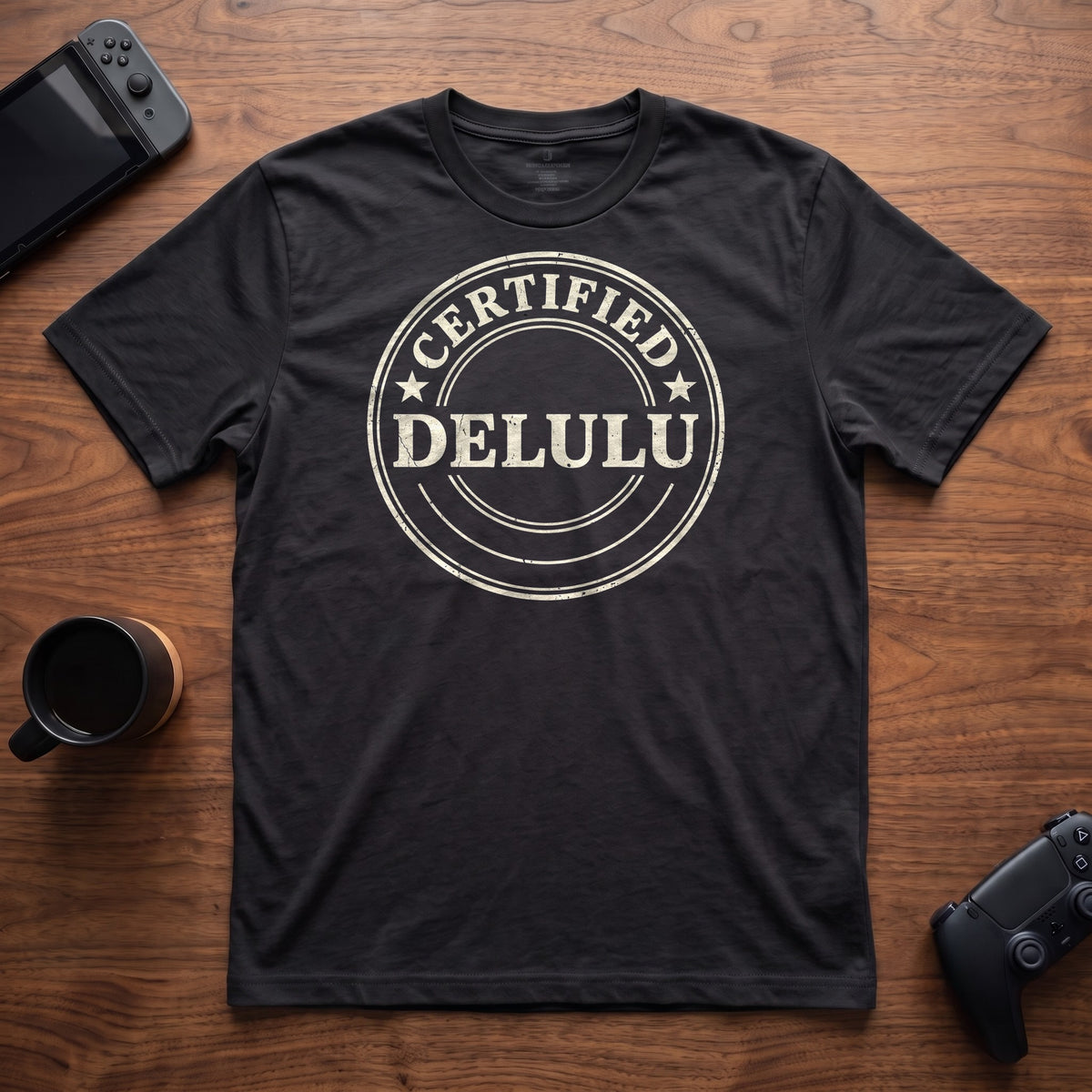 Certified Delulu T-Shirt - Black