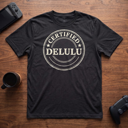 Certified Delulu T-Shirt - Black
