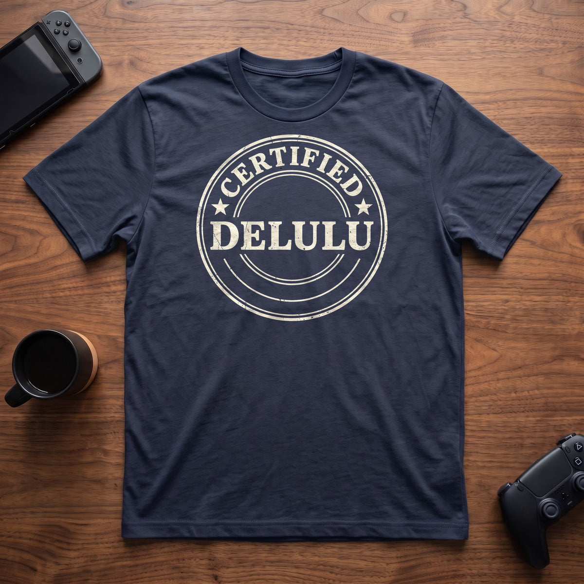 Certified Delulu T-Shirt - Navy