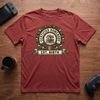 Homebody Est. Birth T-Shirt - Red