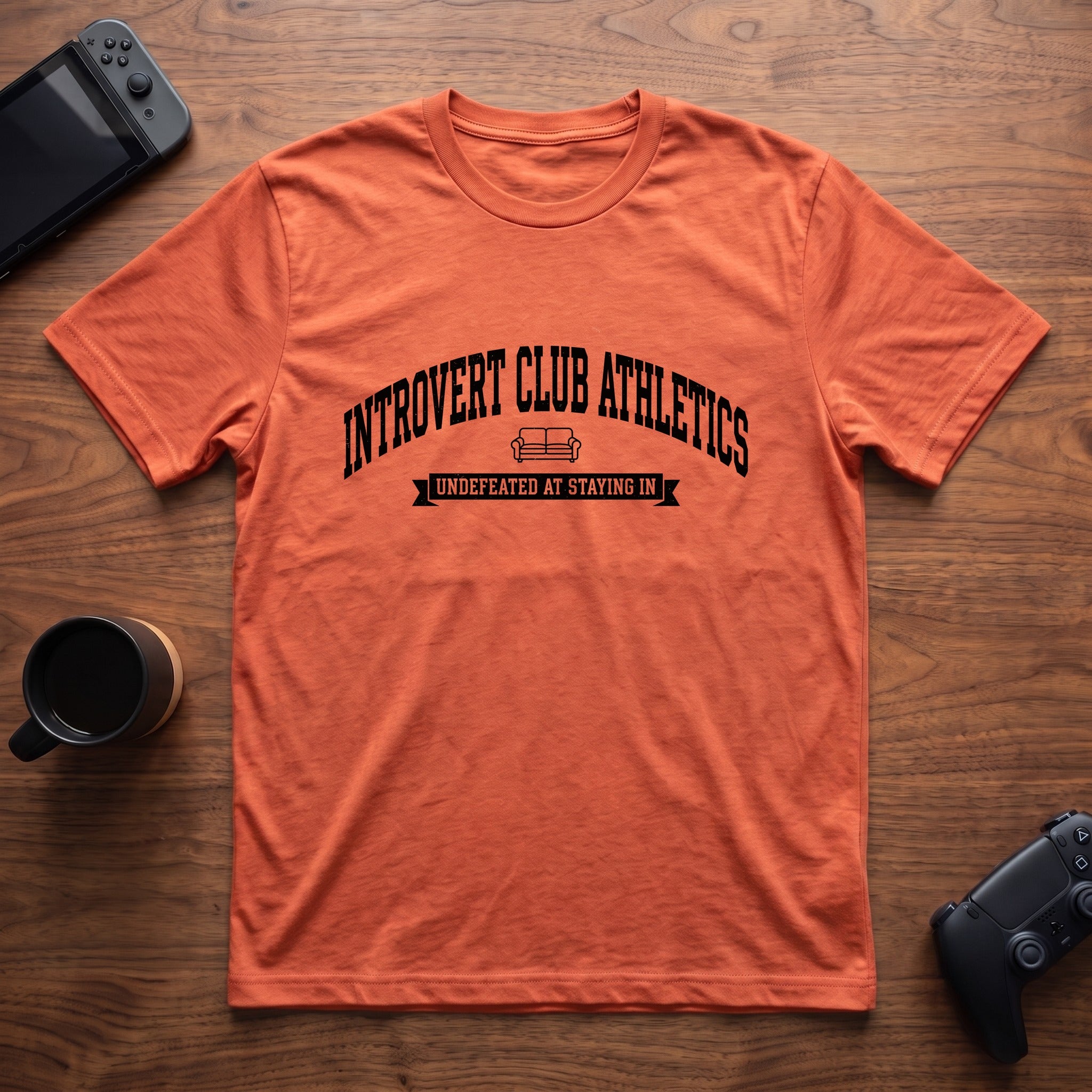 club-athletics-t-shirt - Heather Orange
