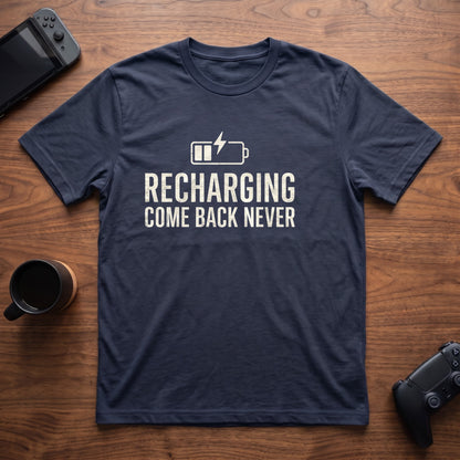 come-back-never-t-shirt - Navy