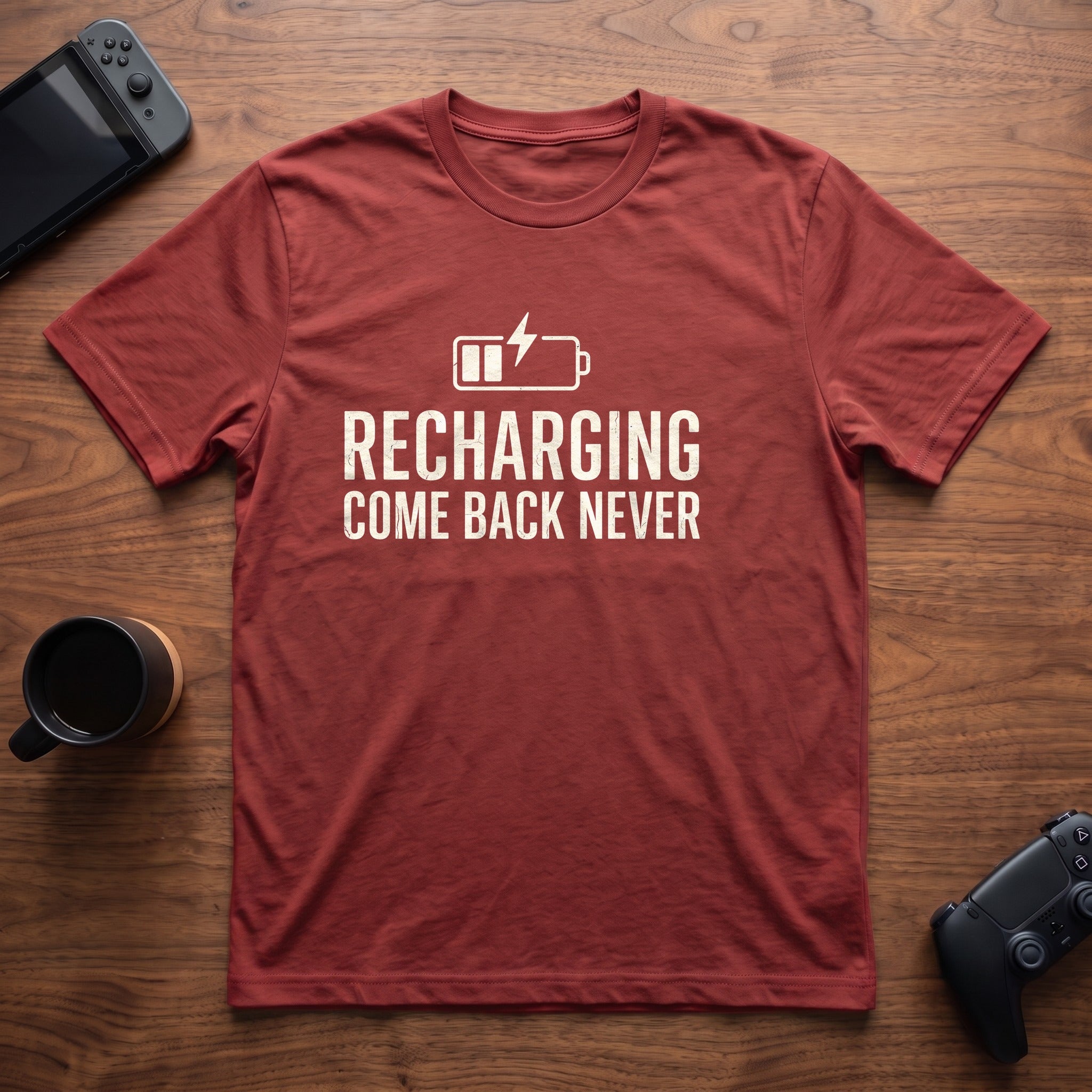 come-back-never-t-shirt - Red