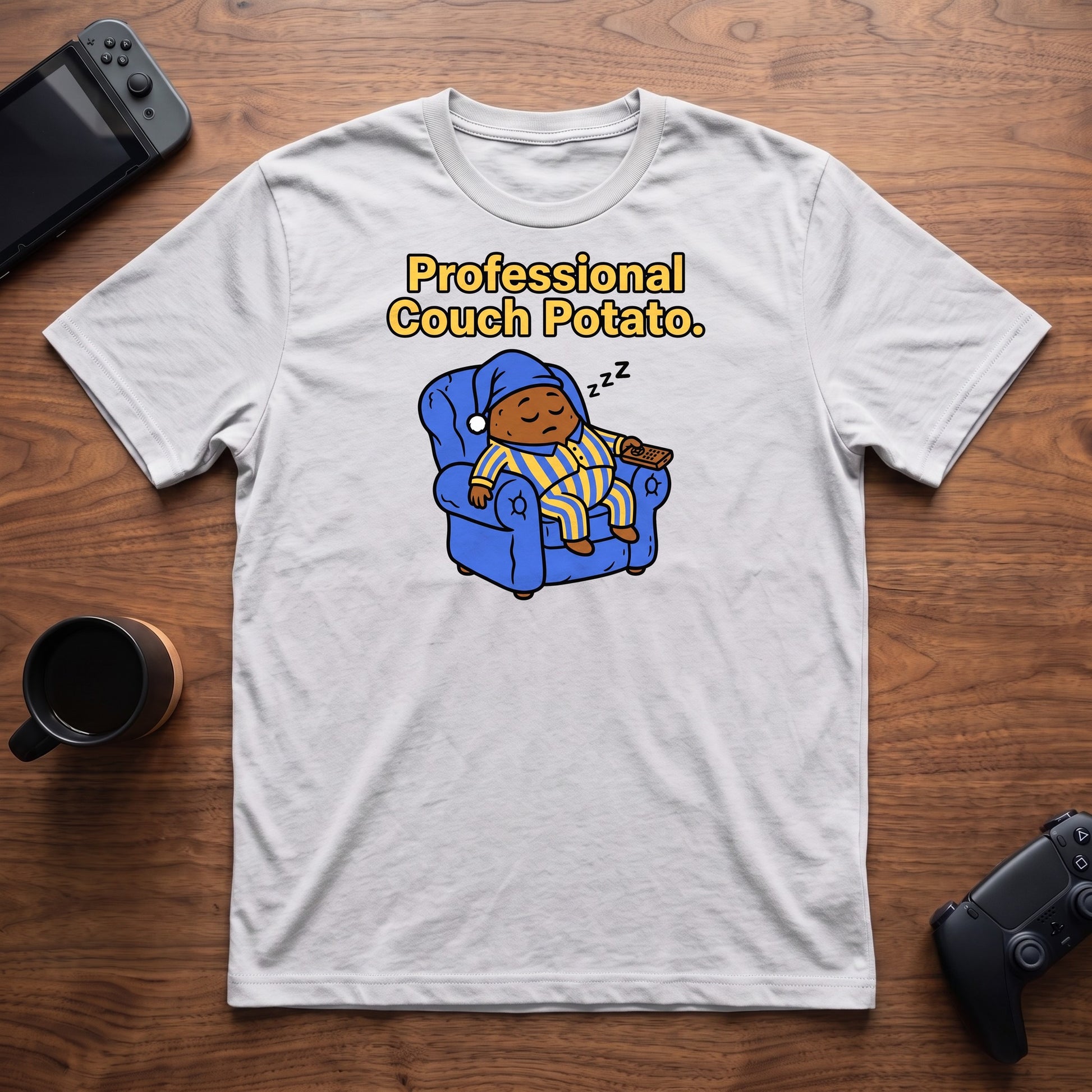 Couch Potato T-Shirt - White