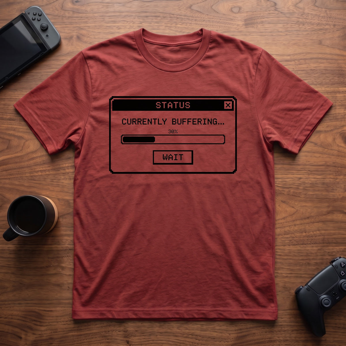 Currently Buffering T-Shirt - Red
