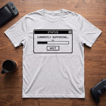 Currently Buffering T-Shirt - White