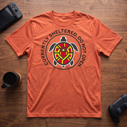 Currently Sheltered T-Shirt - Heather Orange