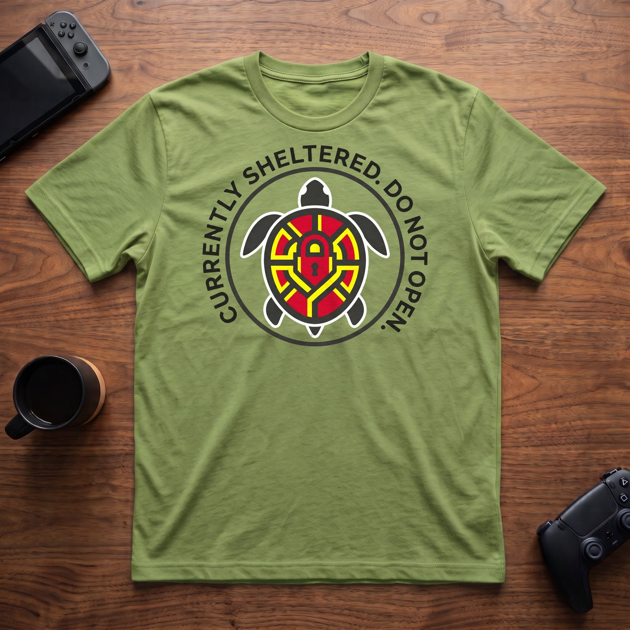 Currently Sheltered T-Shirt - Lime