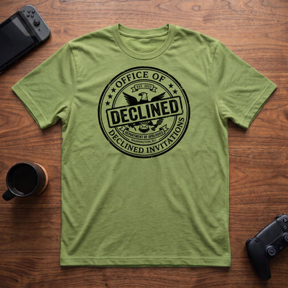Declined Invitations T-Shirt - Lime