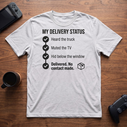 Delivery Status T-Shirt - White