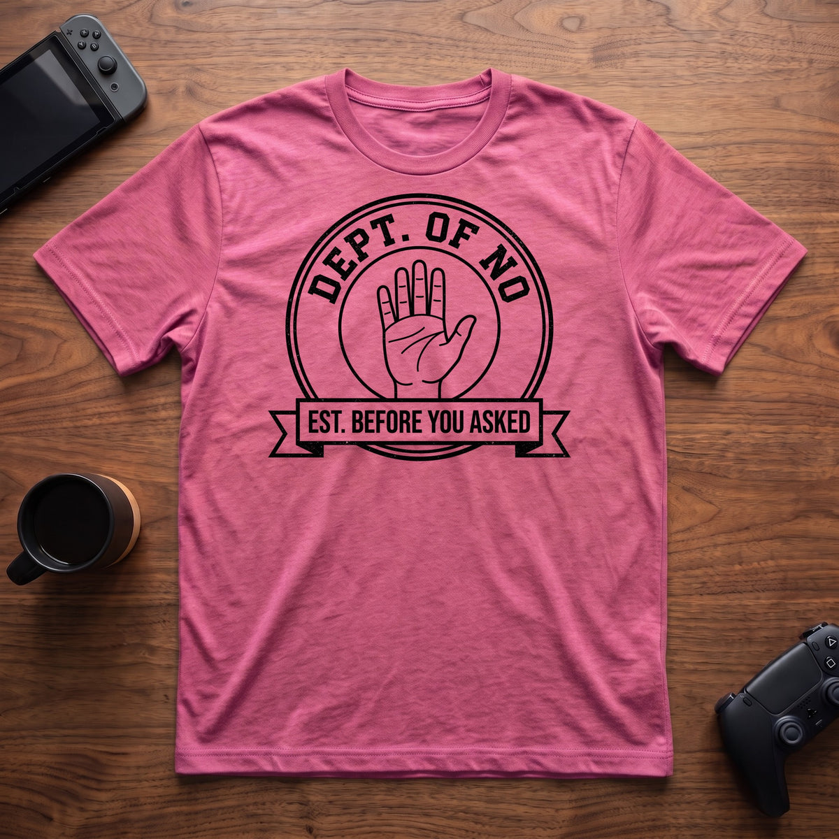 Department Of No T-Shirt - Heather Berry