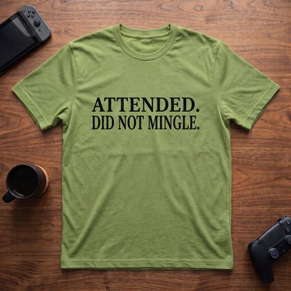 Did Not Mingle T-Shirt - Lime